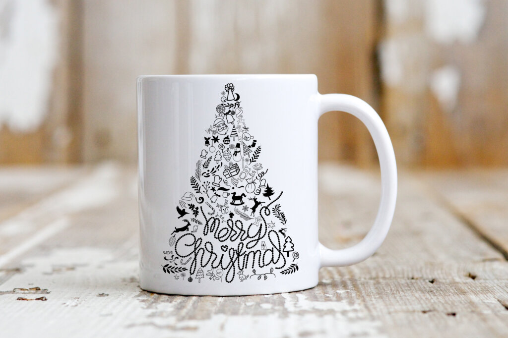 Personalised Best Friend Christmas Mug Fast Quality Printing