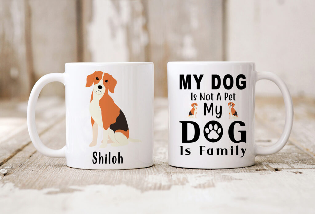 Personalised Dog Breeds Mug - Fast, Quality Printing | Printing Art ...